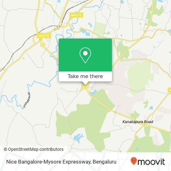 Nice Bangalore-Mysore Expressway map
