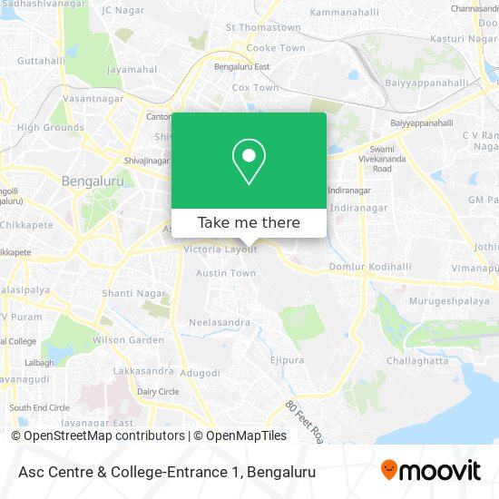Asc Centre & College-Entrance 1 map