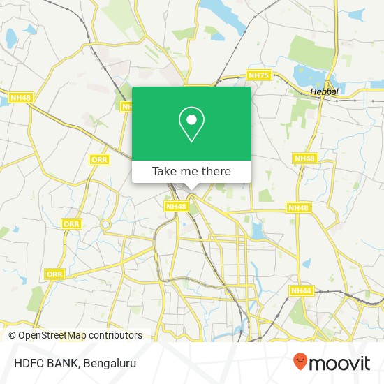 HDFC BANK map