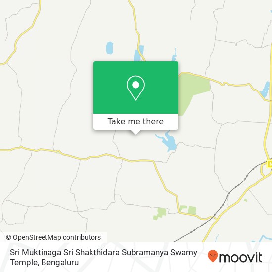 Sri Muktinaga Sri Shakthidara Subramanya Swamy Temple map