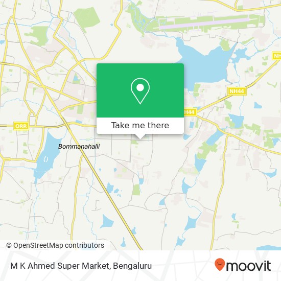 M K Ahmed Super Market map