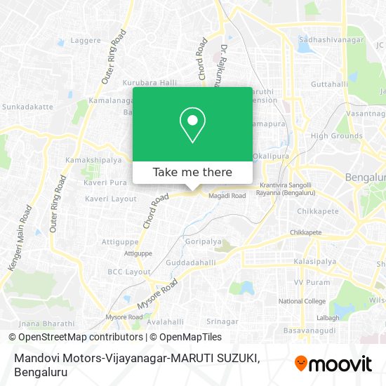 Mandovi Motors-Vijayanagar-MARUTI SUZUKI map