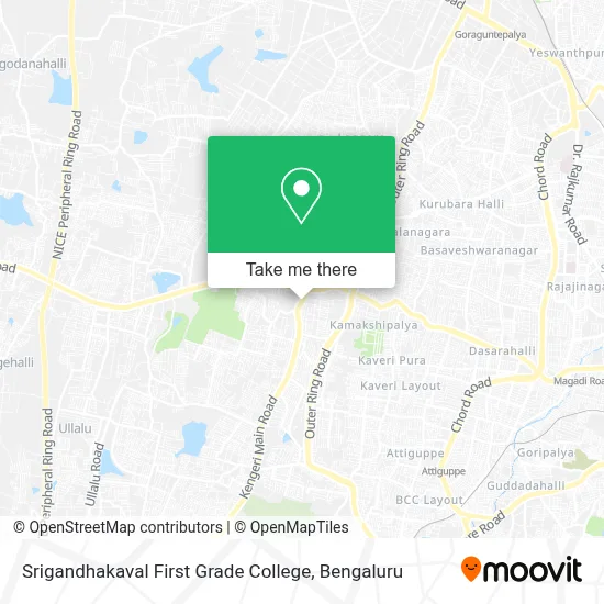 Srigandhakaval First Grade College map