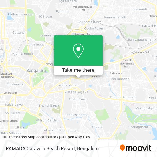 RAMADA Caravela Beach Resort map