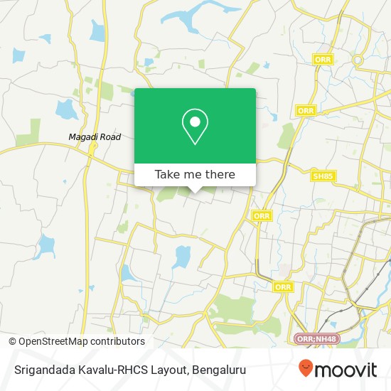 Srigandada Kavalu-RHCS Layout map