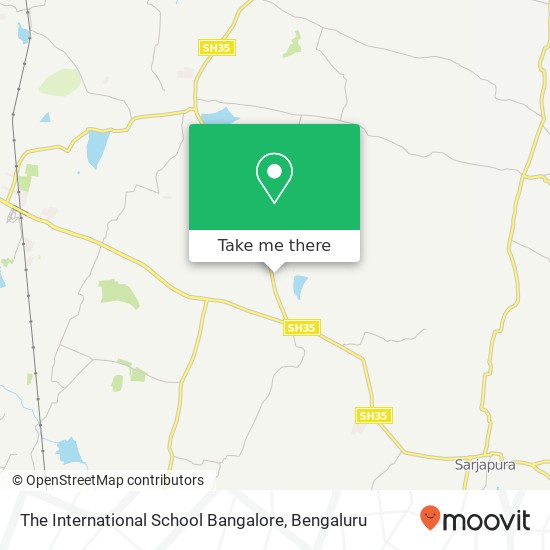 The International School Bangalore map