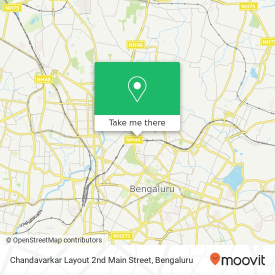 Chandavarkar Layout 2nd Main Street map