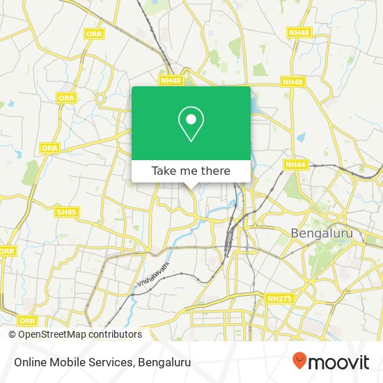 Online Mobile Services map