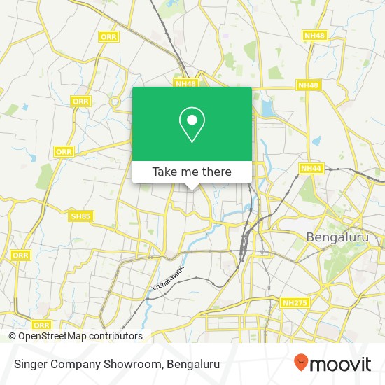 Singer Company Showroom map