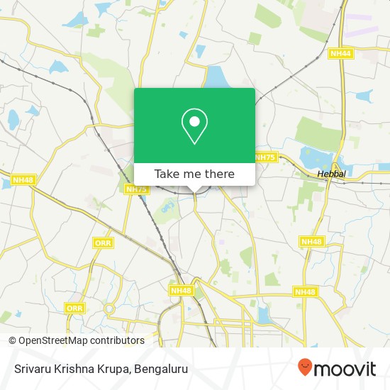 Srivaru Krishna Krupa map