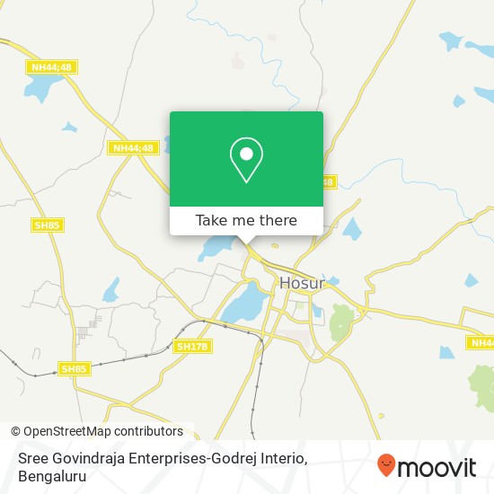 Sree Govindraja Enterprises-Godrej Interio map