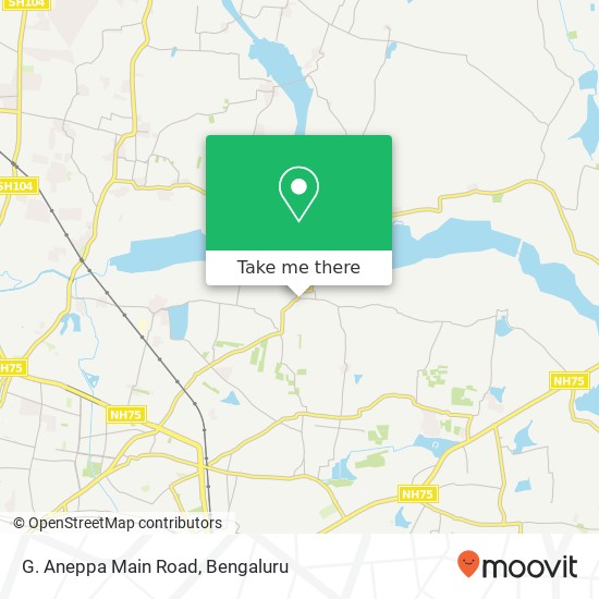 G. Aneppa Main Road map