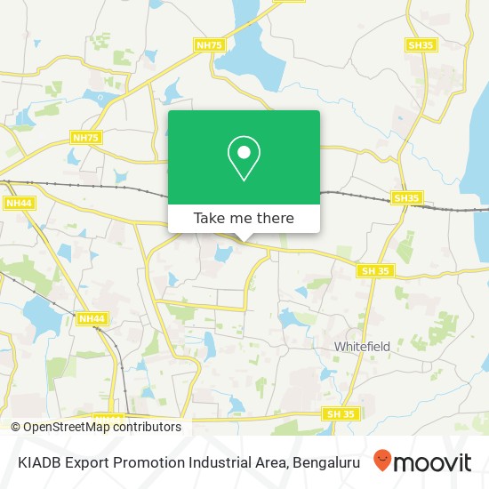 KIADB Export Promotion Industrial Area map