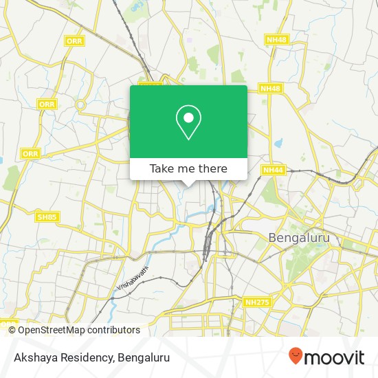 Akshaya Residency map