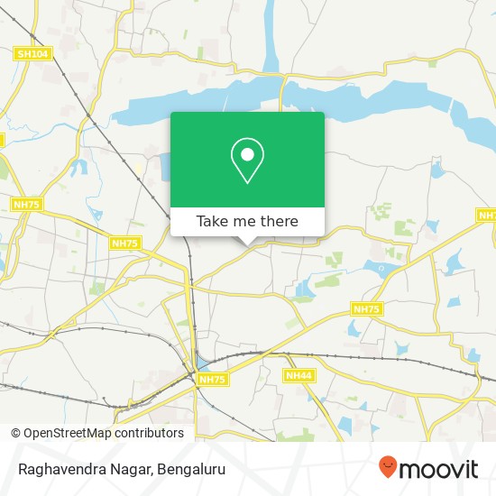 Raghavendra Nagar map