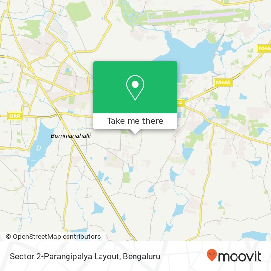 Sector 2-Parangipalya Layout map