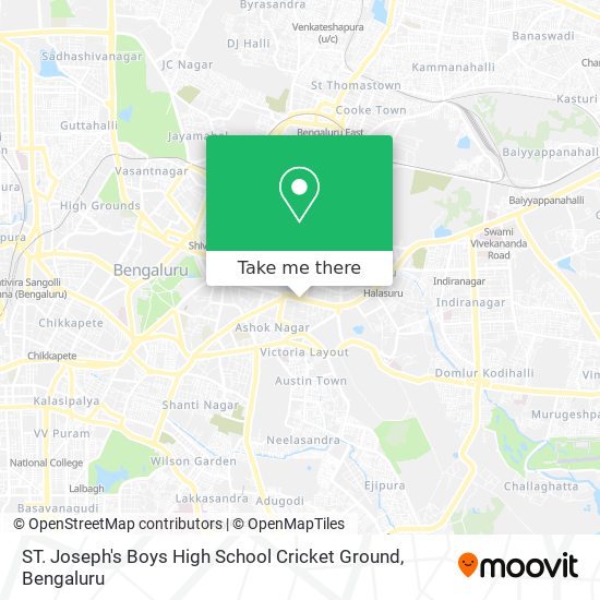 ST. Joseph's Boys High School Cricket Ground map