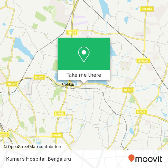 Kumar's Hospital map