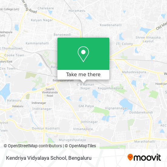 Kendriya Vidyalaya School map