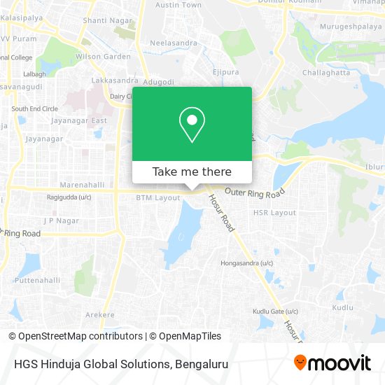 HGS Hinduja Global Solutions map