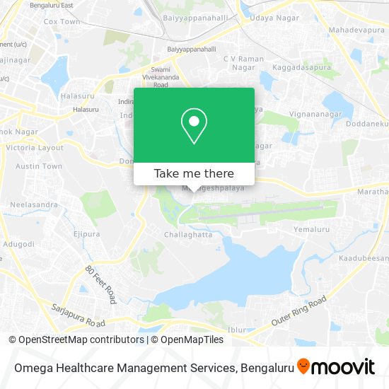 Omega Healthcare Management Services map