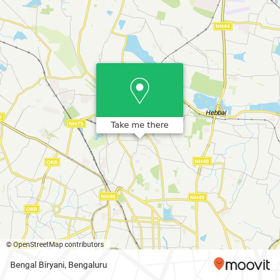 Bengal Biryani map