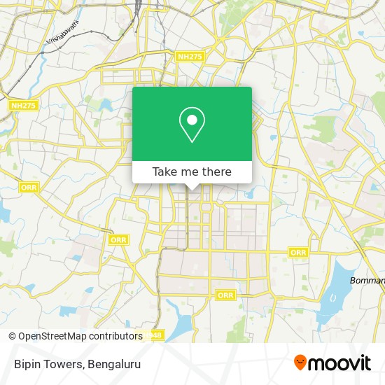 Bipin Towers map