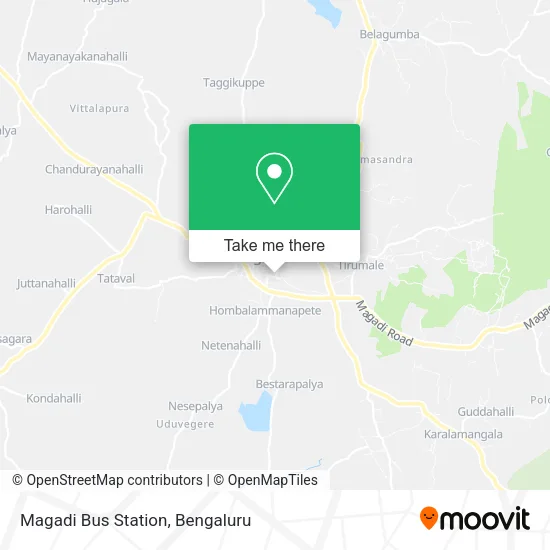 Magadi Bus Station map