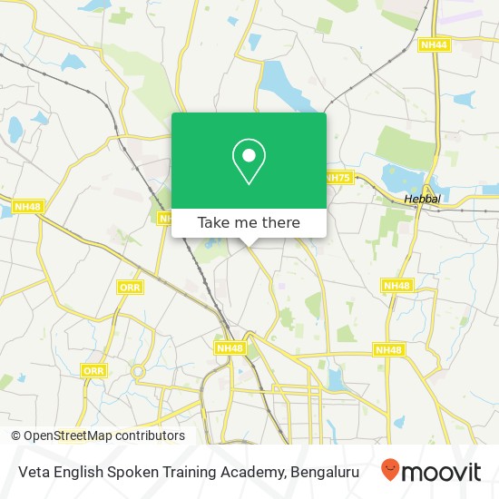 Veta English Spoken Training Academy map