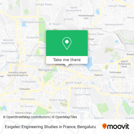 Esigelec Engineering Studies in France map