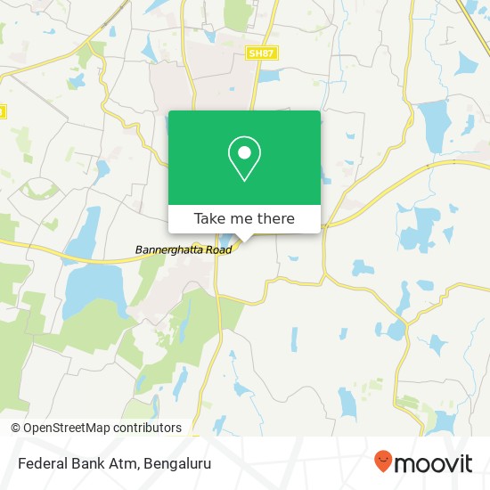 Federal Bank Atm map