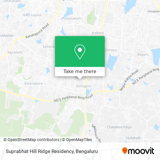 Suprabhat Hill Ridge Residency map