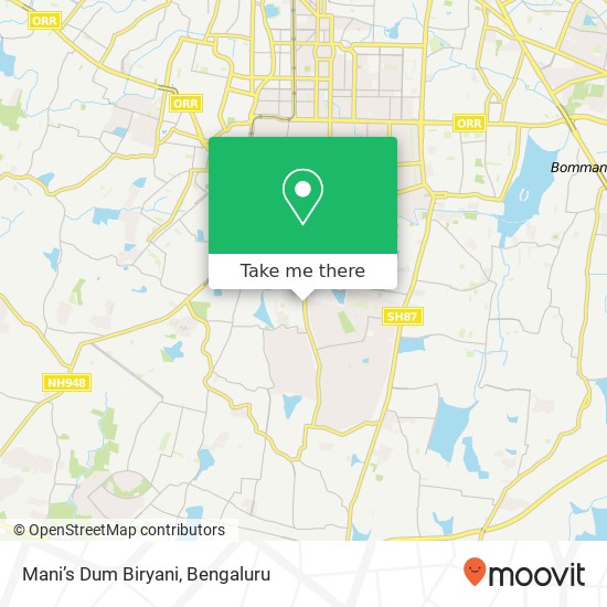 Mani’s Dum Biryani map