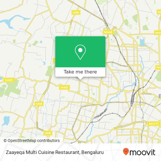 Zaayeqa Multi Cuisine Restaurant map