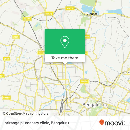 sriranga plumanary clinic map