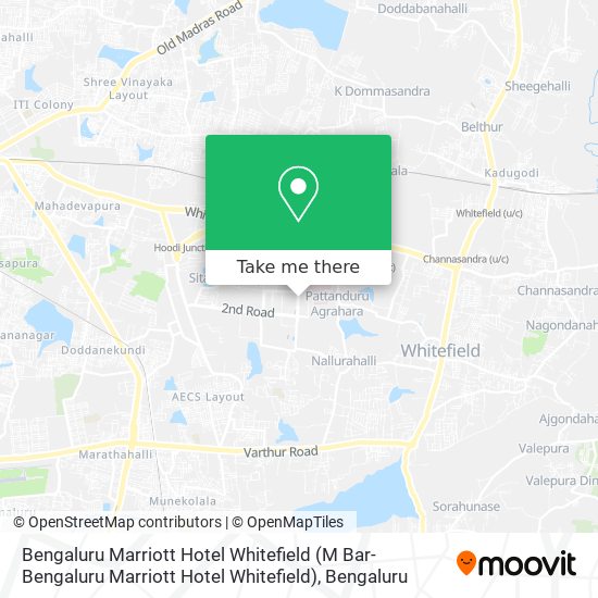 Bengaluru Marriott Hotel Whitefield (M Bar-Bengaluru Marriott Hotel Whitefield) map