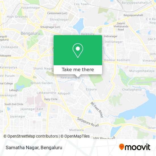 Samatha Nagar map