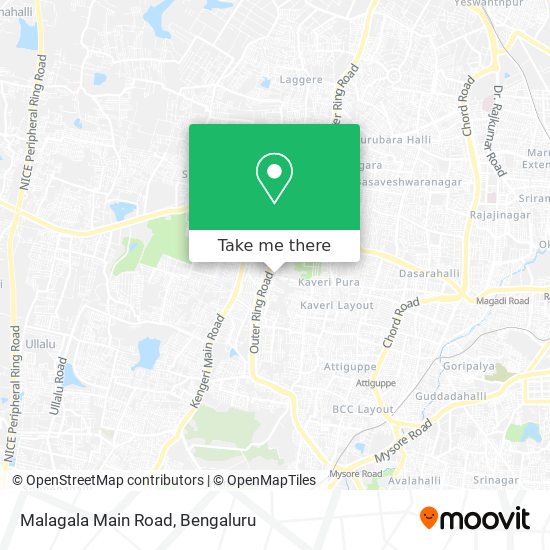 Malagala Main Road map