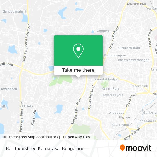 Bali Industries Karnataka map