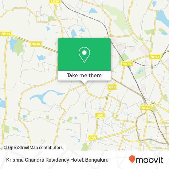 Krishna Chandra Residency Hotel map