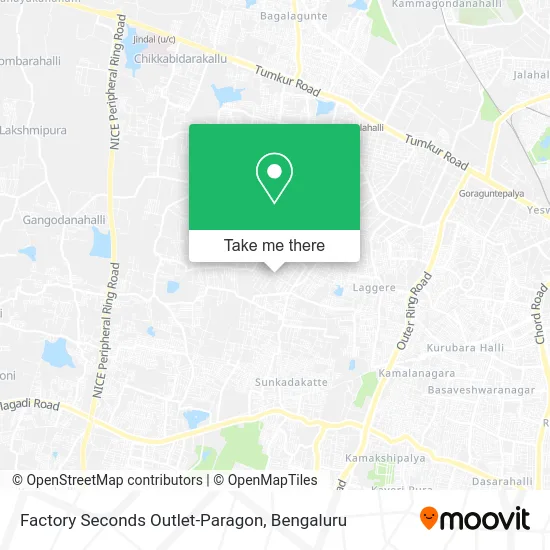 Factory Seconds Outlet-Paragon map