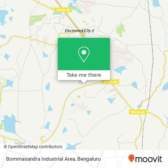 Bommasandra Industrial Area map