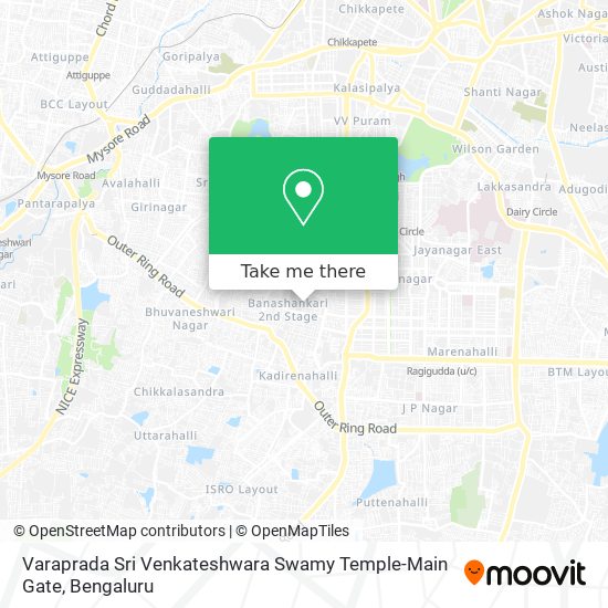 Varaprada Sri Venkateshwara Swamy Temple-Main Gate map