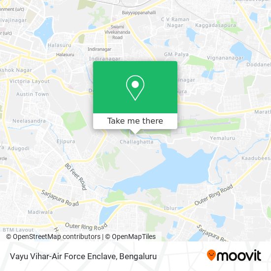 Vayu Vihar-Air Force Enclave map
