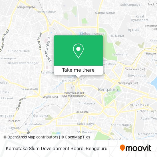 Karnataka Slum Development Board map