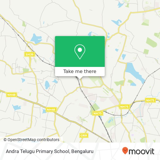 Andra Telugu Primary School map