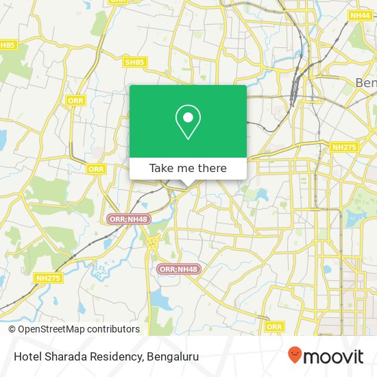 Hotel Sharada Residency map