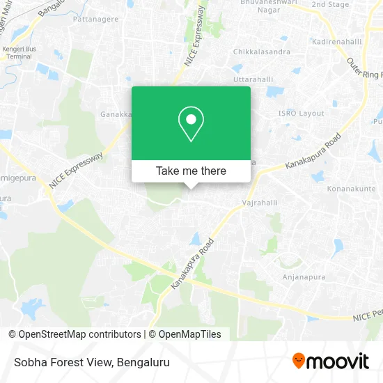 Sobha Forest View map