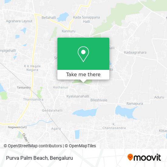 Purva Palm Beach map