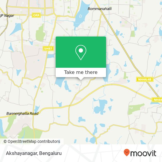 Akshayanagar map